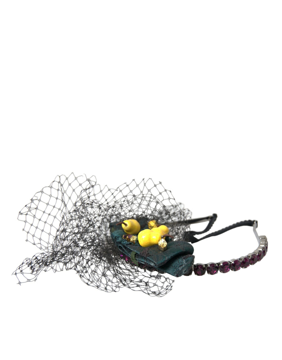 Dolce & Gabbana 26% Polyester headband in black