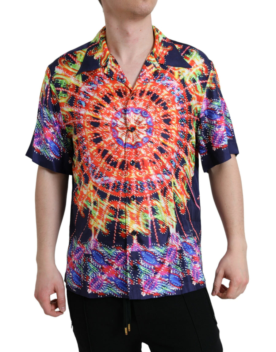 Dolce & Gabbana 100% Silk shirt in multicolor