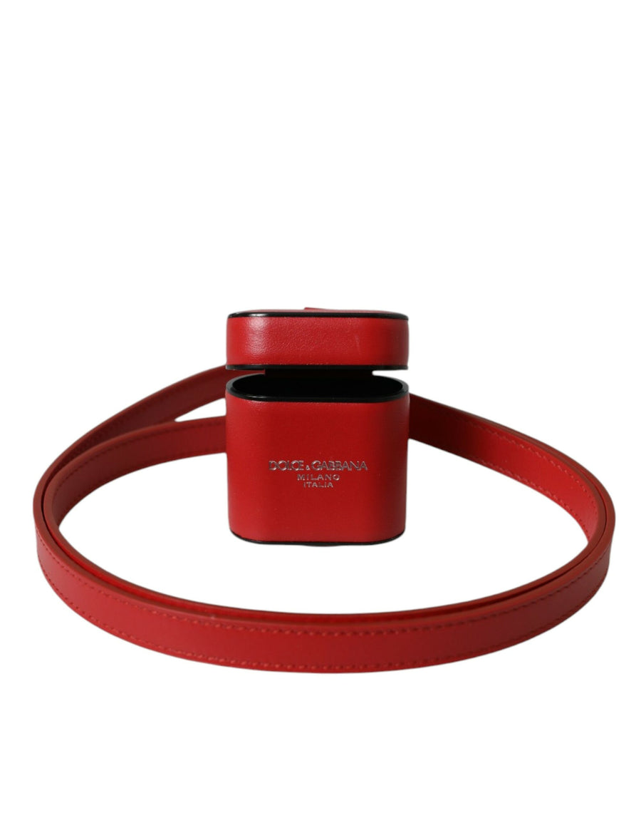 Dolce & Gabbana 95% Calf Leather 5% PU card case in red