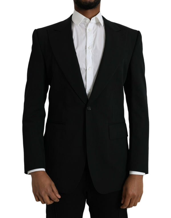 Dolce & Gabbana 100% Virgin Wool; lining 80% Silk 20% Viscose blazer in black