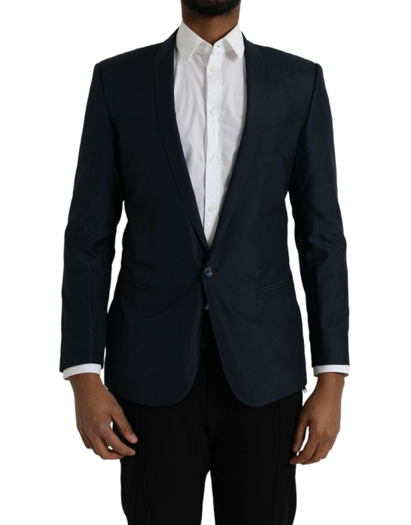 Dolce & Gabbana 54% Polyester 44% Wool 2% Elastane blazer in navy
