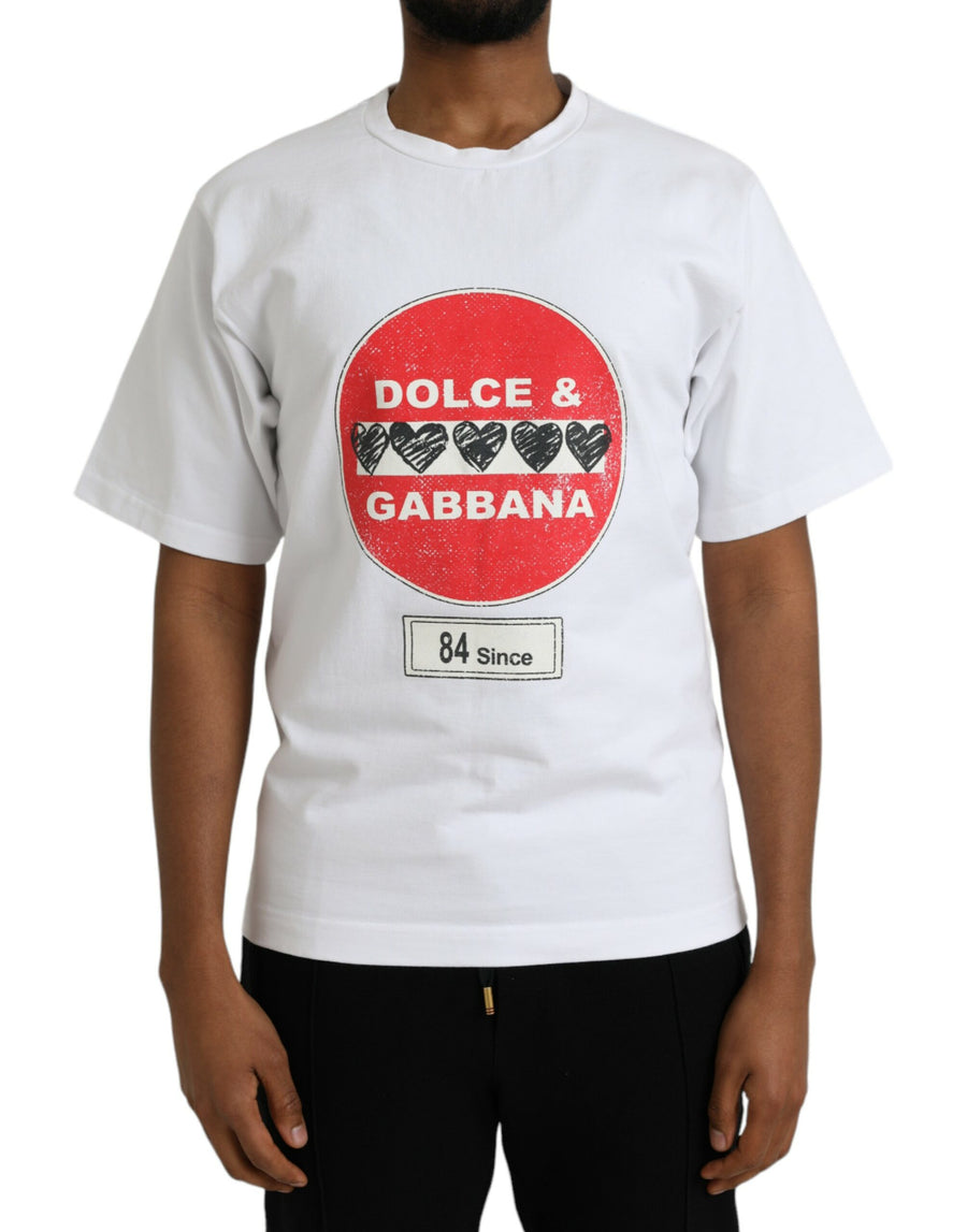 Dolce & Gabbana 100% Cotton t-shirt in white