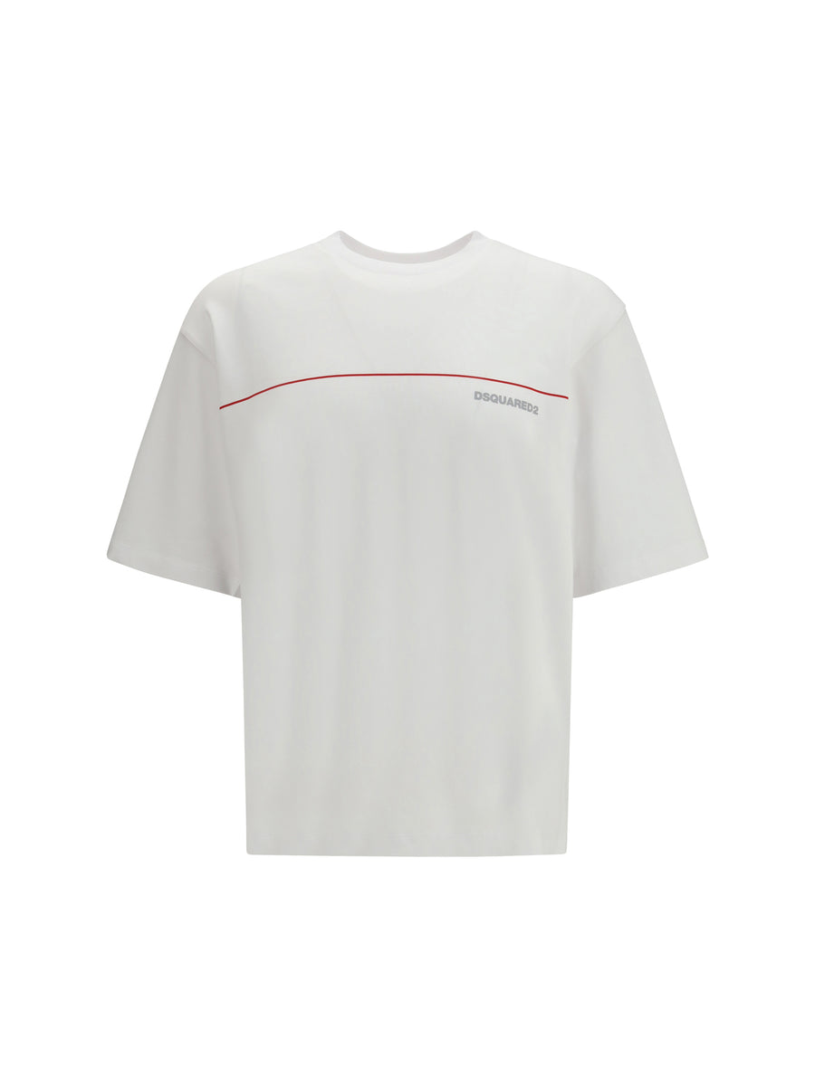Dsquared2 100% cotton t-shirt in white