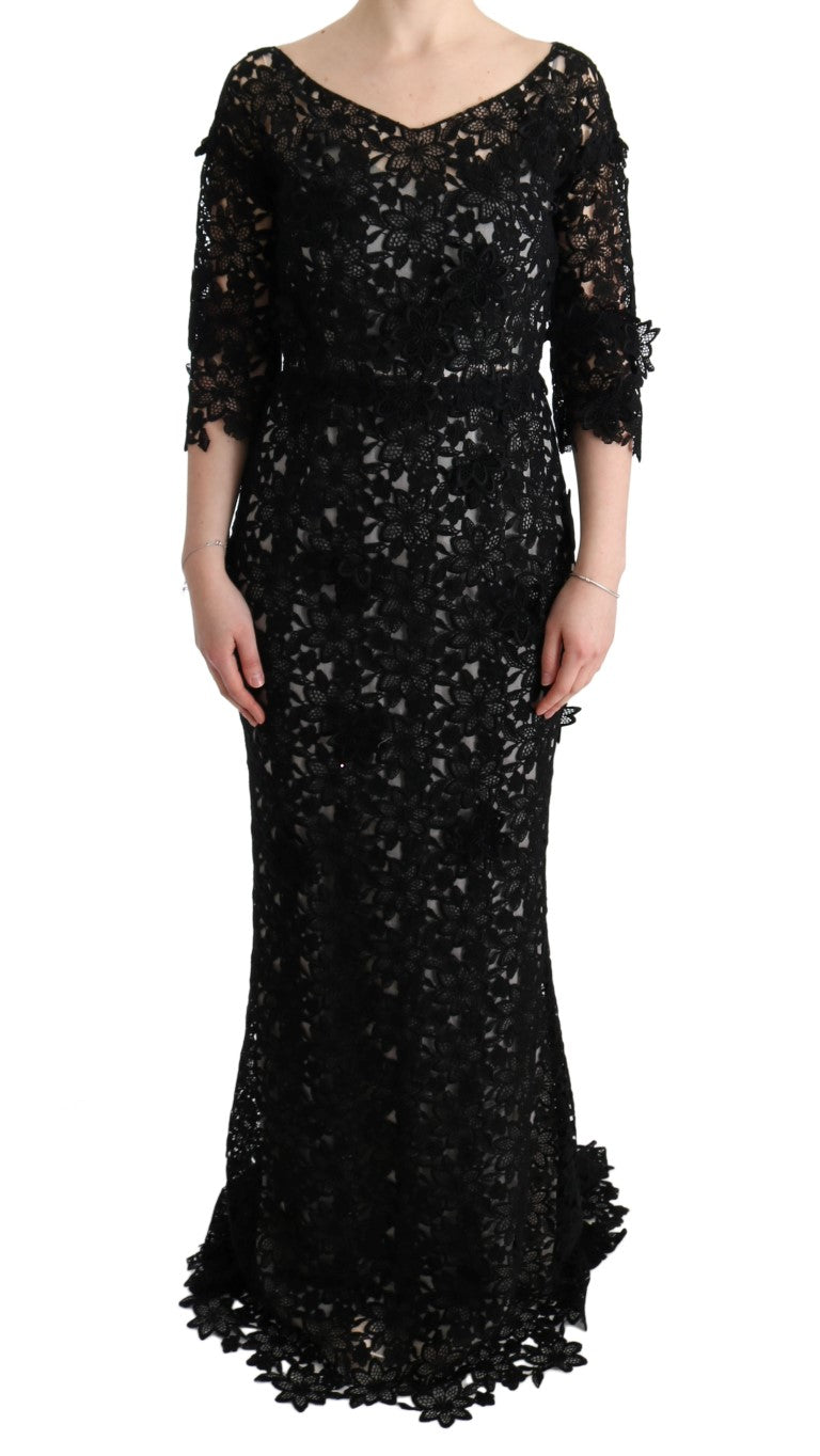Dolce & Gabbana 56% Cotton dress in black