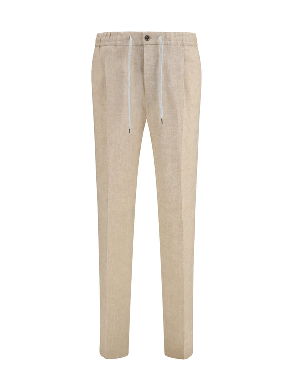 Linen Pants Beige Caldo