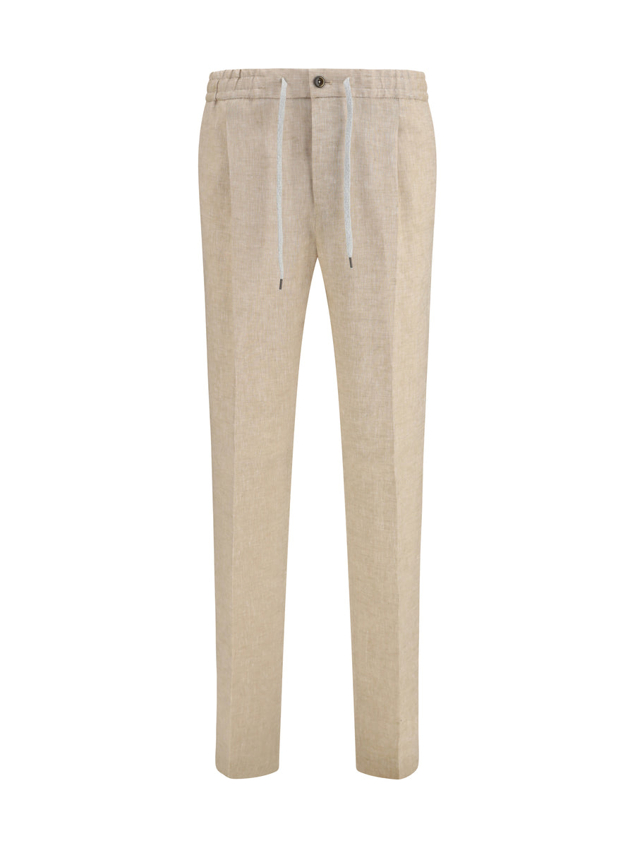 Linen Pants Beige Caldo