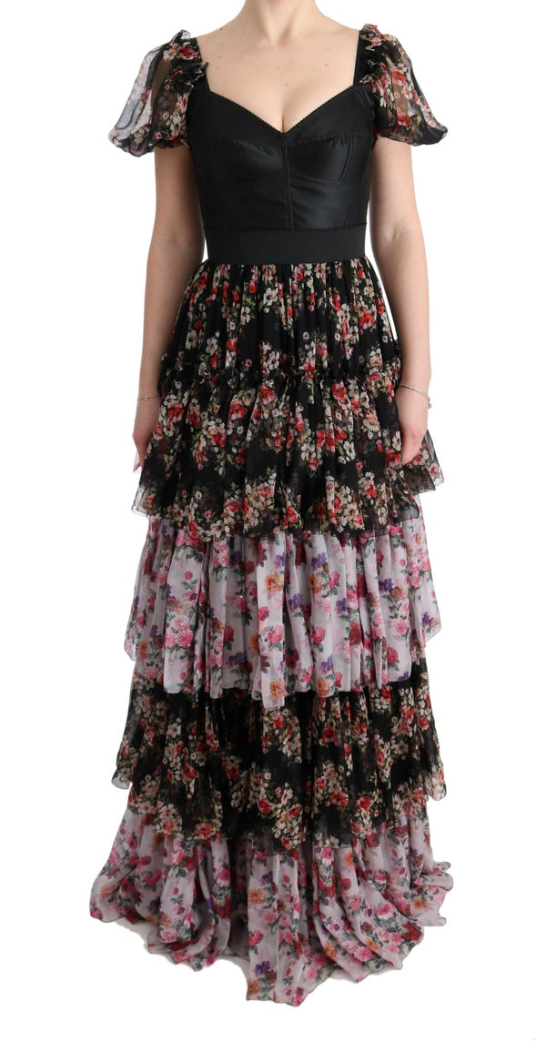 Dolce & Gabbana 70% Silk dress in black