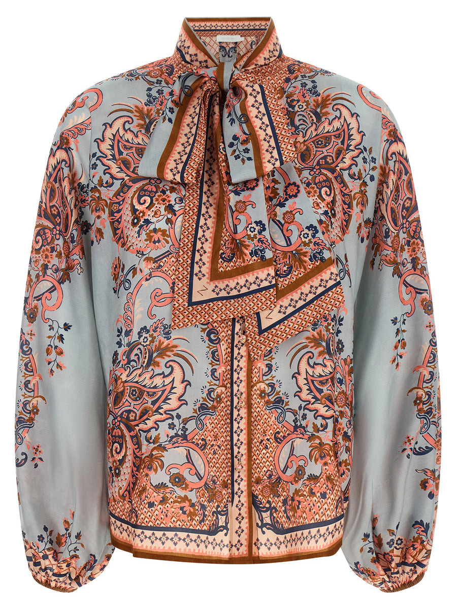 Zimmermann Aster Blouse — Blue