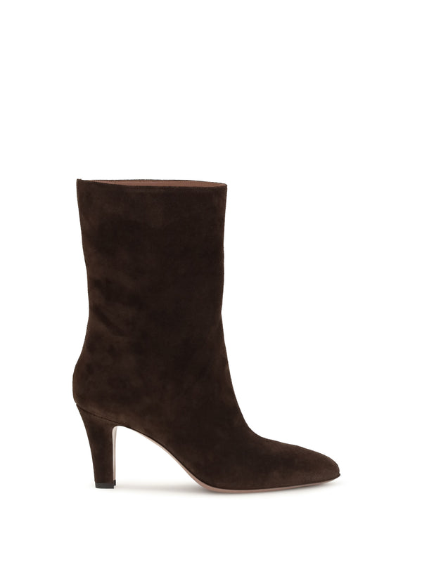 Paris Texas Upper: 100% suede; Sole: 100% calf leather boot in brown