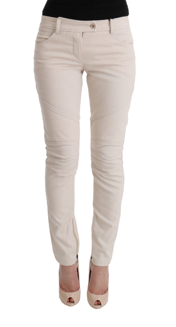 Ermanno Scervino 100% Cotton jeans in white
