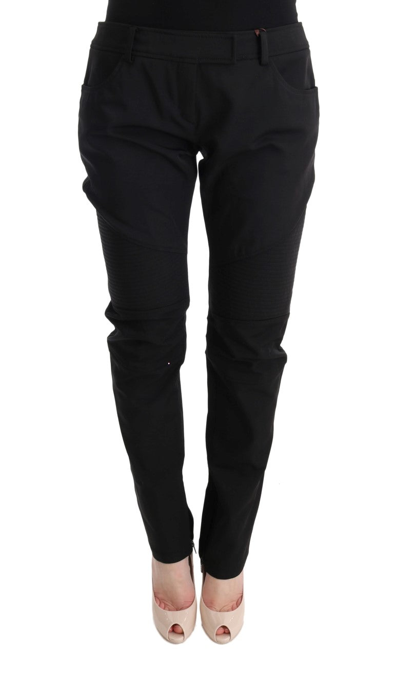 Ermanno Scervino 100% Cotton trousers in black