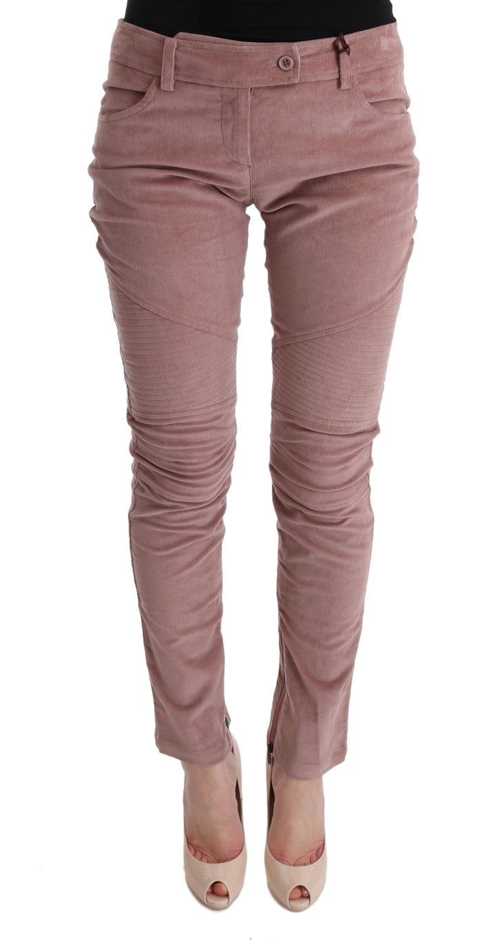 Ermanno Scervino 77% Viscose trousers in pink