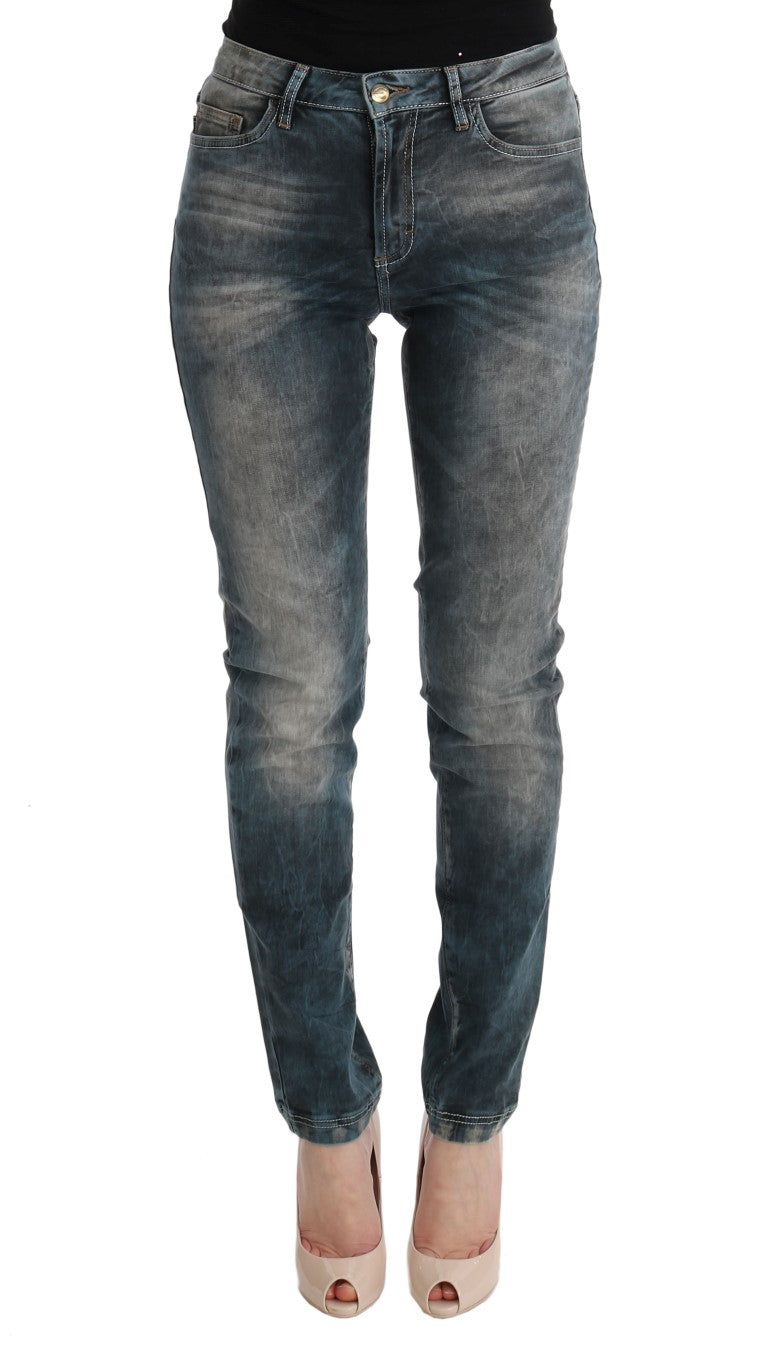 Roberto Cavalli 98% Cotton jeans in blue