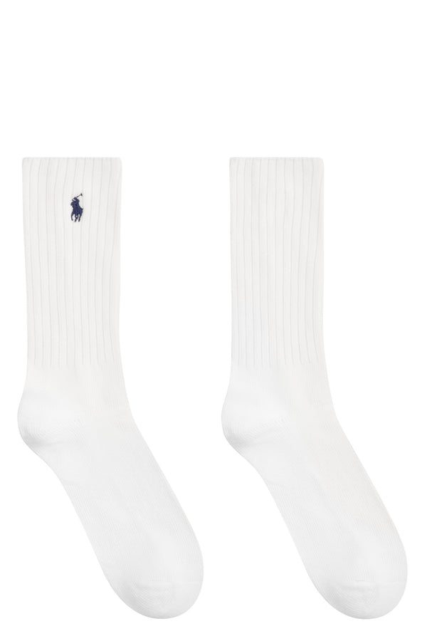 Cotton Socks White-Navy White/navy