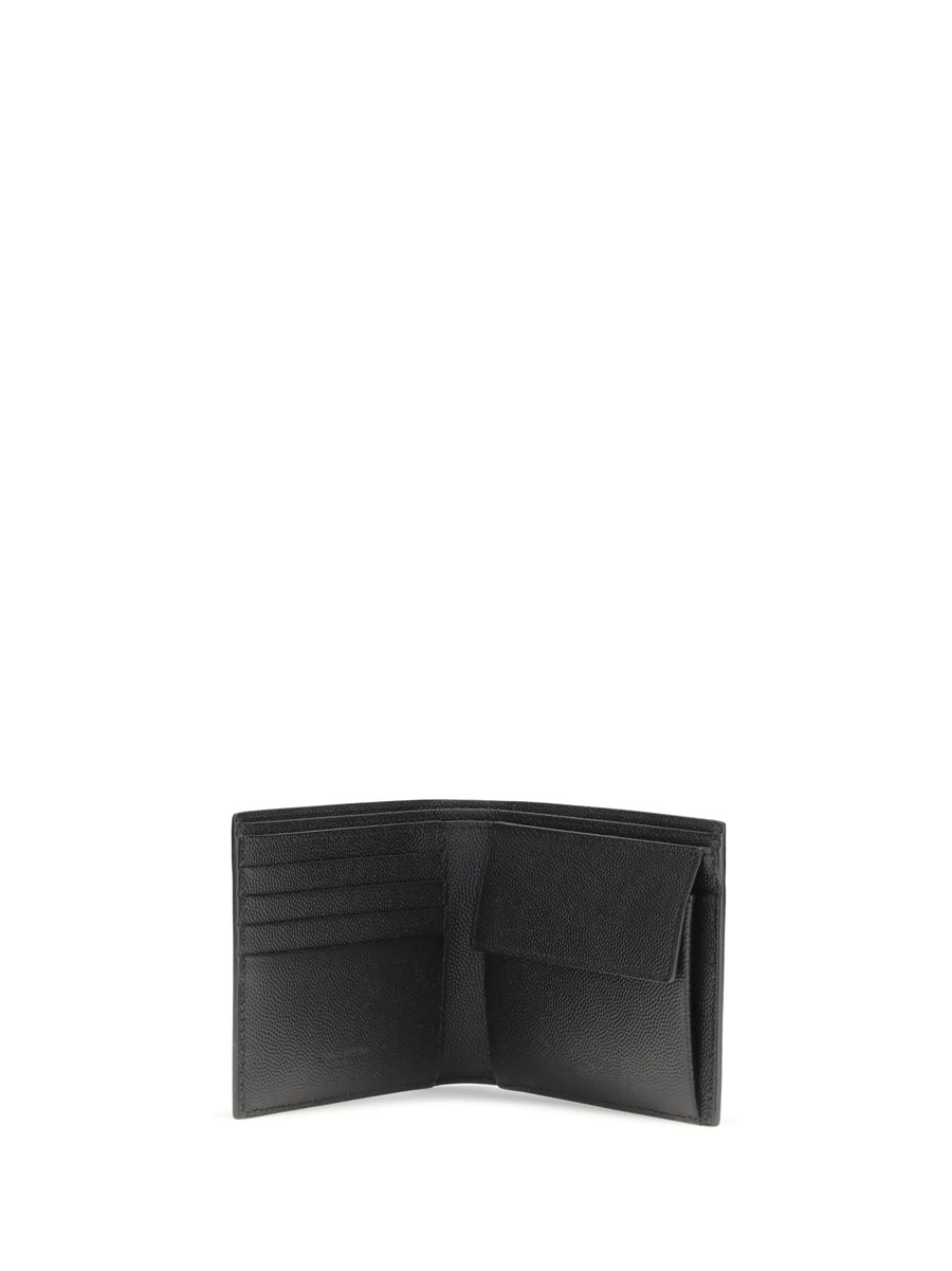 Leather Billfold Wallet Black Calf Umbrellas