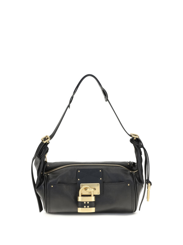 Chloé 100% calf leather (Bos Taurus) shoulder bag in black