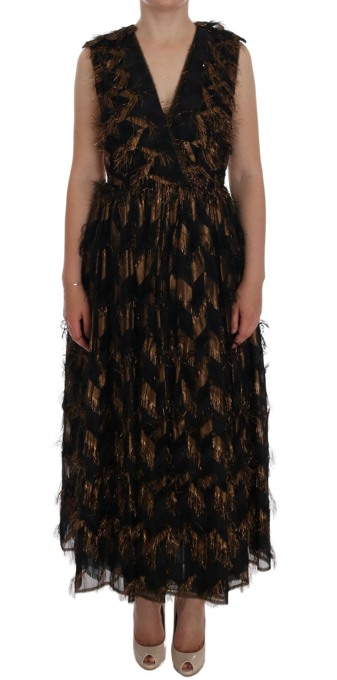 Dolce & Gabbana 52% Silk dress in black