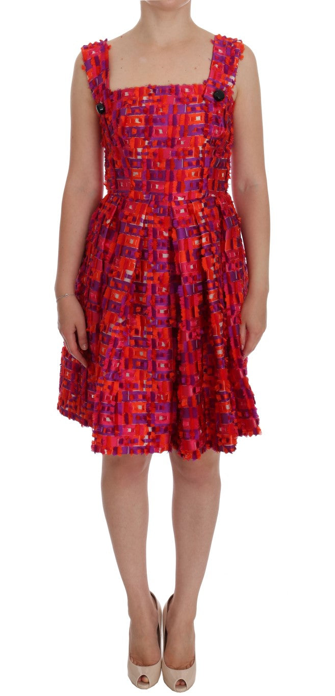 Dolce & Gabbana 72% Polyester dress in red