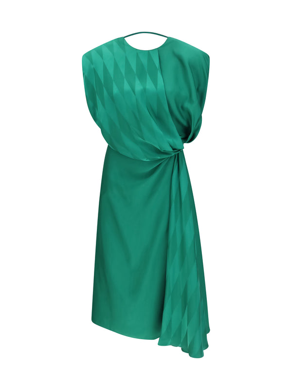 Versace 100% Silk dress in green