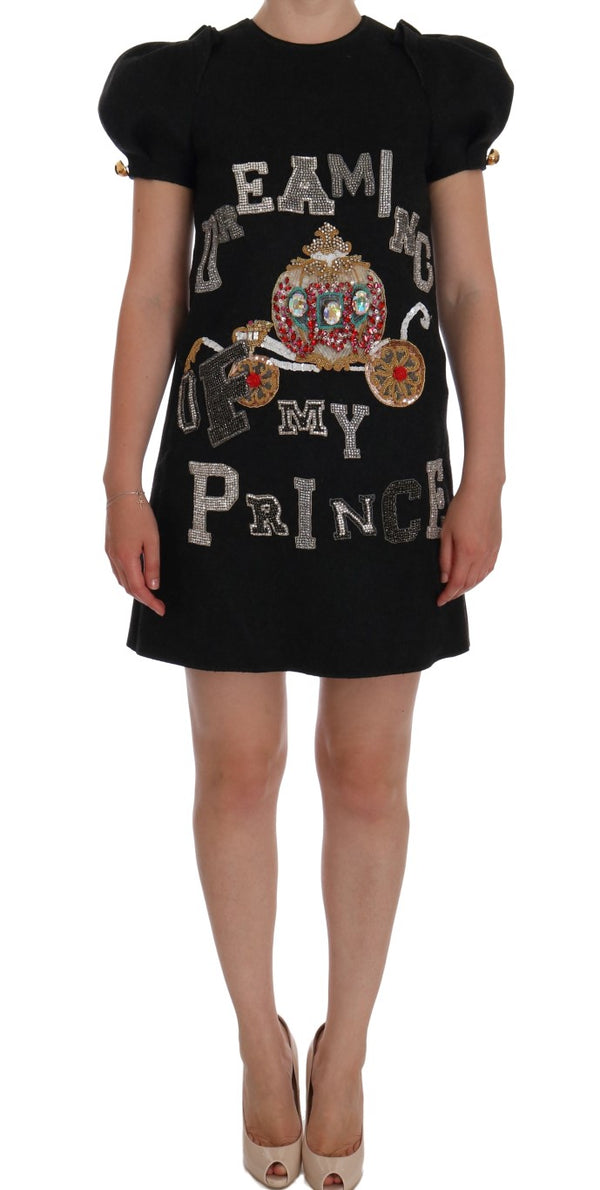Dolce & Gabbana 100% Wool dress in black