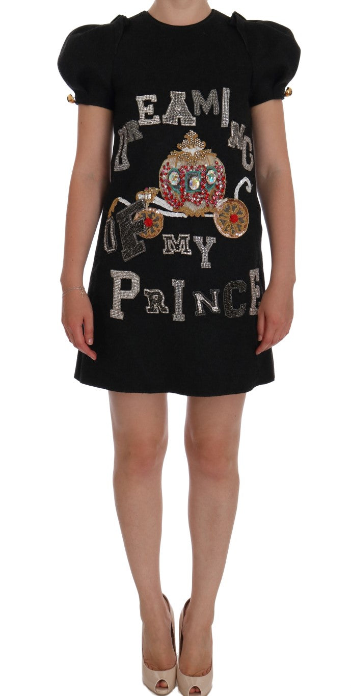 Dolce & Gabbana 100% Wool dress in black