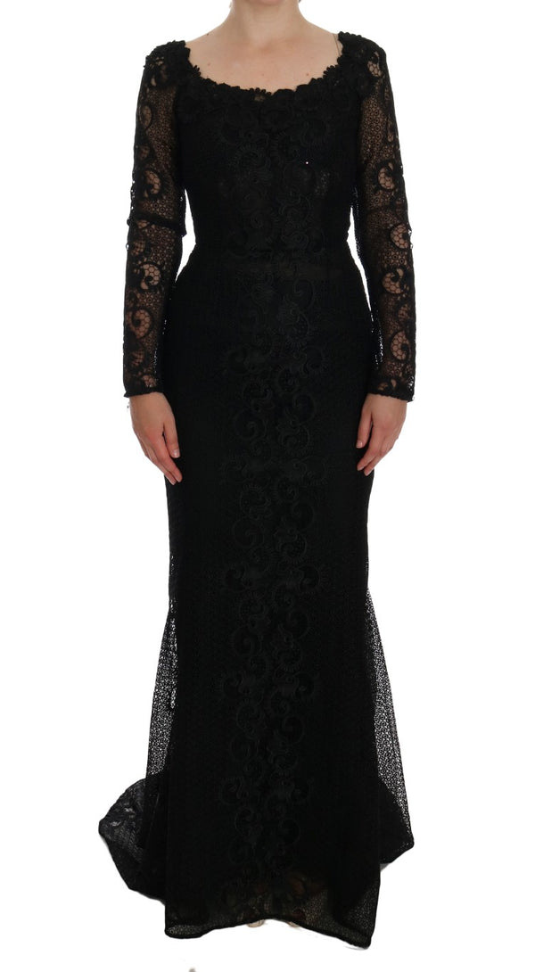 Dolce & Gabbana 100% Polyester with silk stretch lining (67% silk dress in black