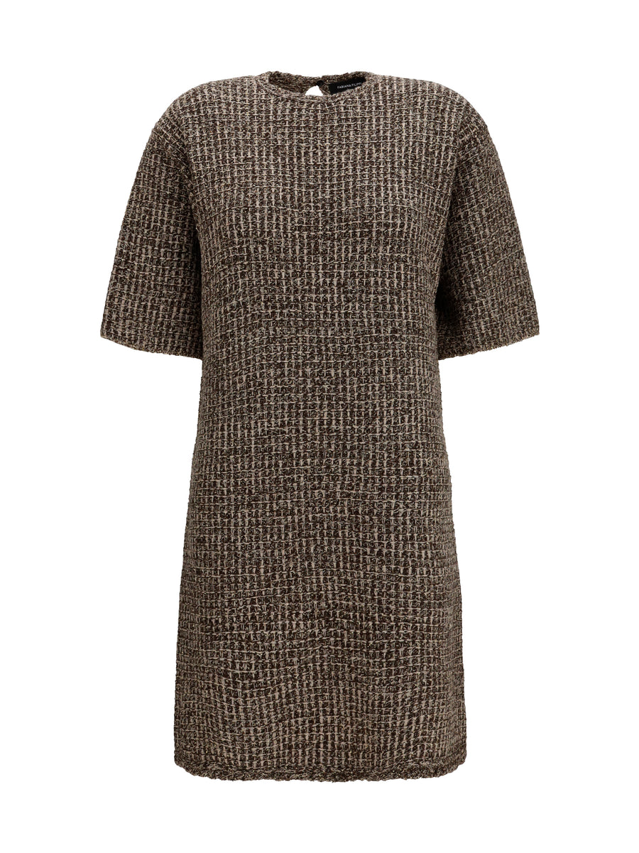 Fabiana Filippi 46% Merino Wool dress in gray