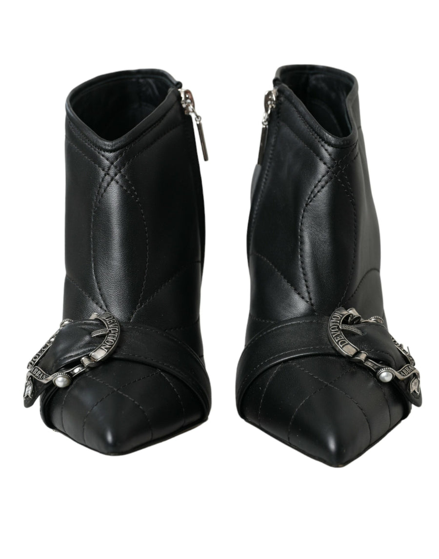 Dolce & Gabbana 100% Leather boot in black