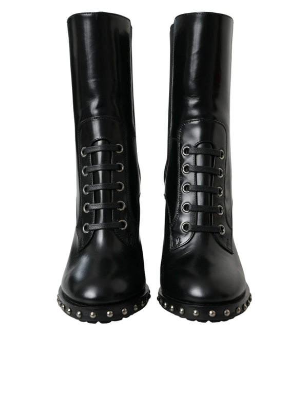 Dolce & Gabbana Leather boots in black