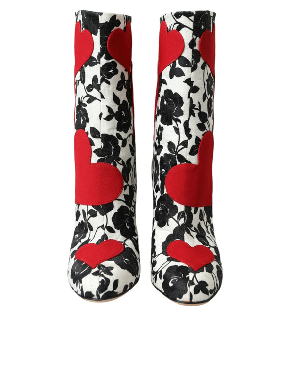 Dolce & Gabbana Leather boot in multicolor