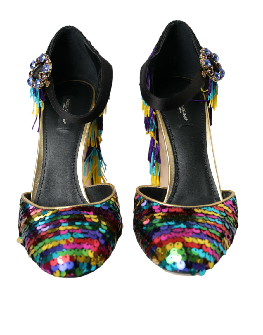 Dolce & Gabbana 36% Viscose heel in multicolor