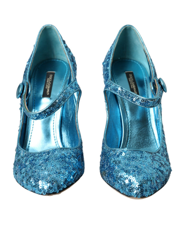 Dolce & Gabbana Polyester pump in blue