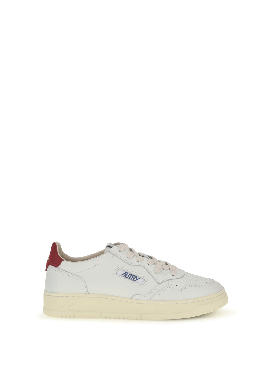 Sneakers Medalist Low White-Deep Claret White/deep Upper Calf Leather Trainers