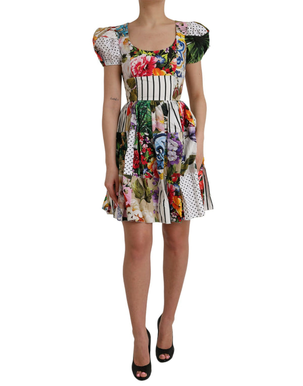 Dolce & Gabbana 100% Cotton dress in multicolor