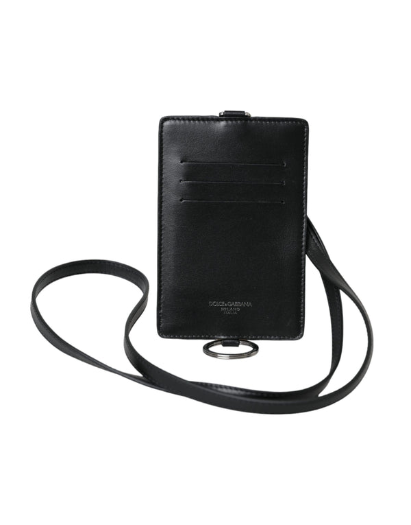 Dolce & Gabbana 100% Leather card case in black