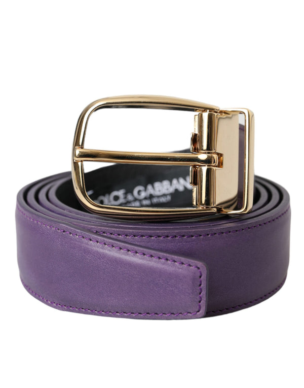 Dolce & Gabbana 100% Leather belt in purple