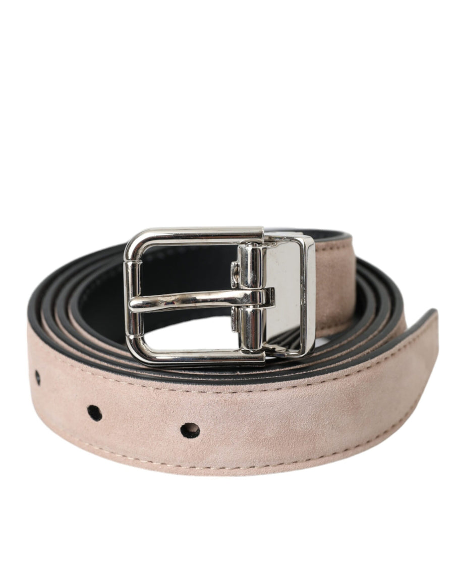 Dolce & Gabbana 100% Suede Leather belt in beige