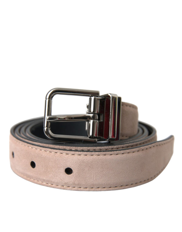 Dolce & Gabbana 100% Suede Leather belt in beige