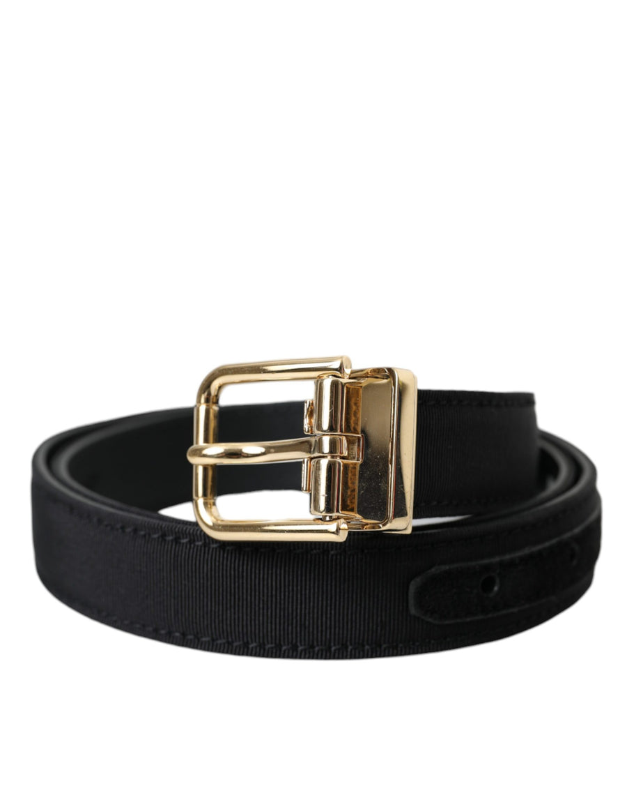 Dolce & Gabbana 100% Leather belt in black