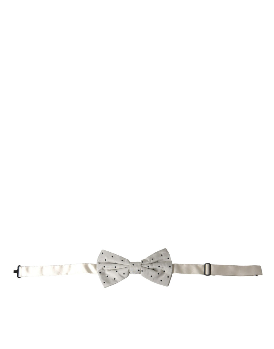 Dolce & Gabbana 100% Polyester bow tie in white