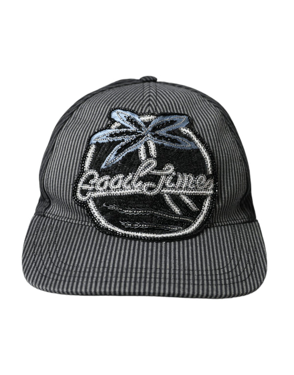 Dolce & Gabbana HAT9585 51% Cotton baseball cap in black