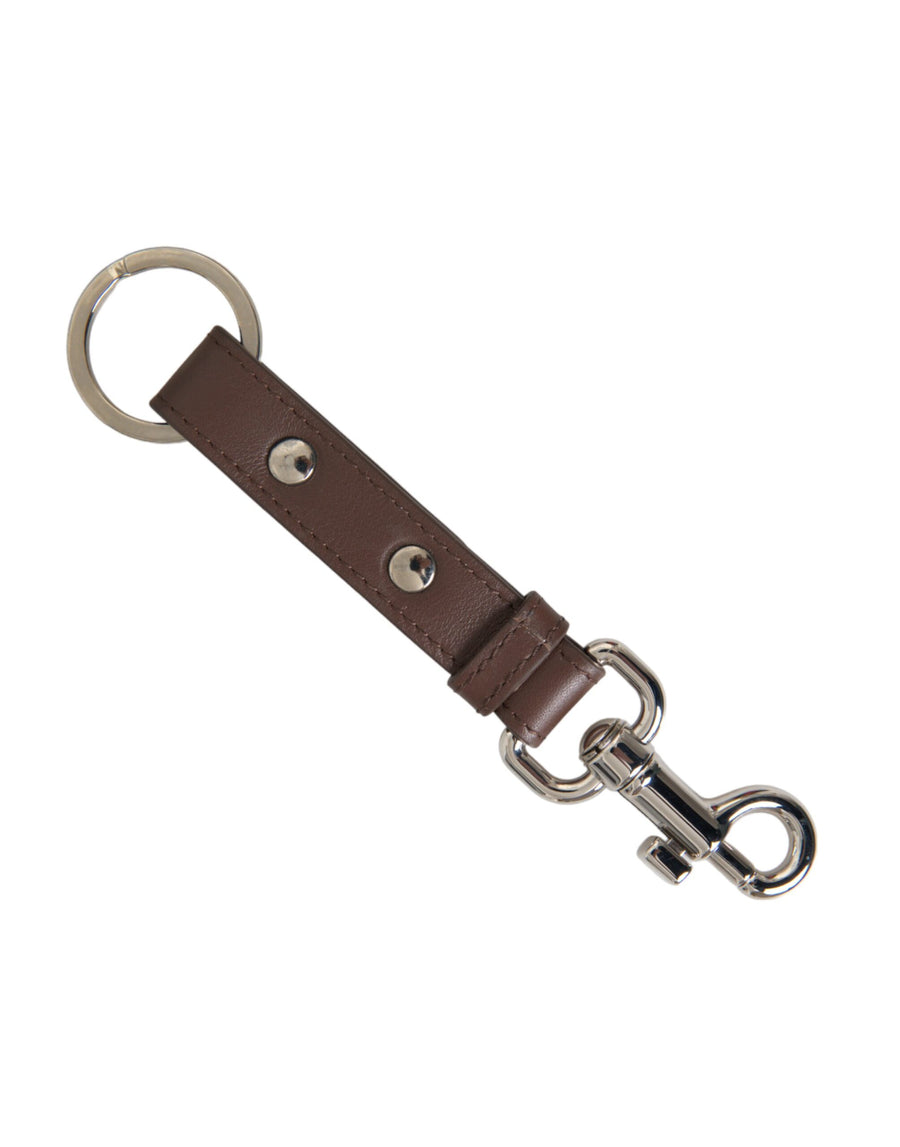 Dolce & Gabbana Leather key case in brown