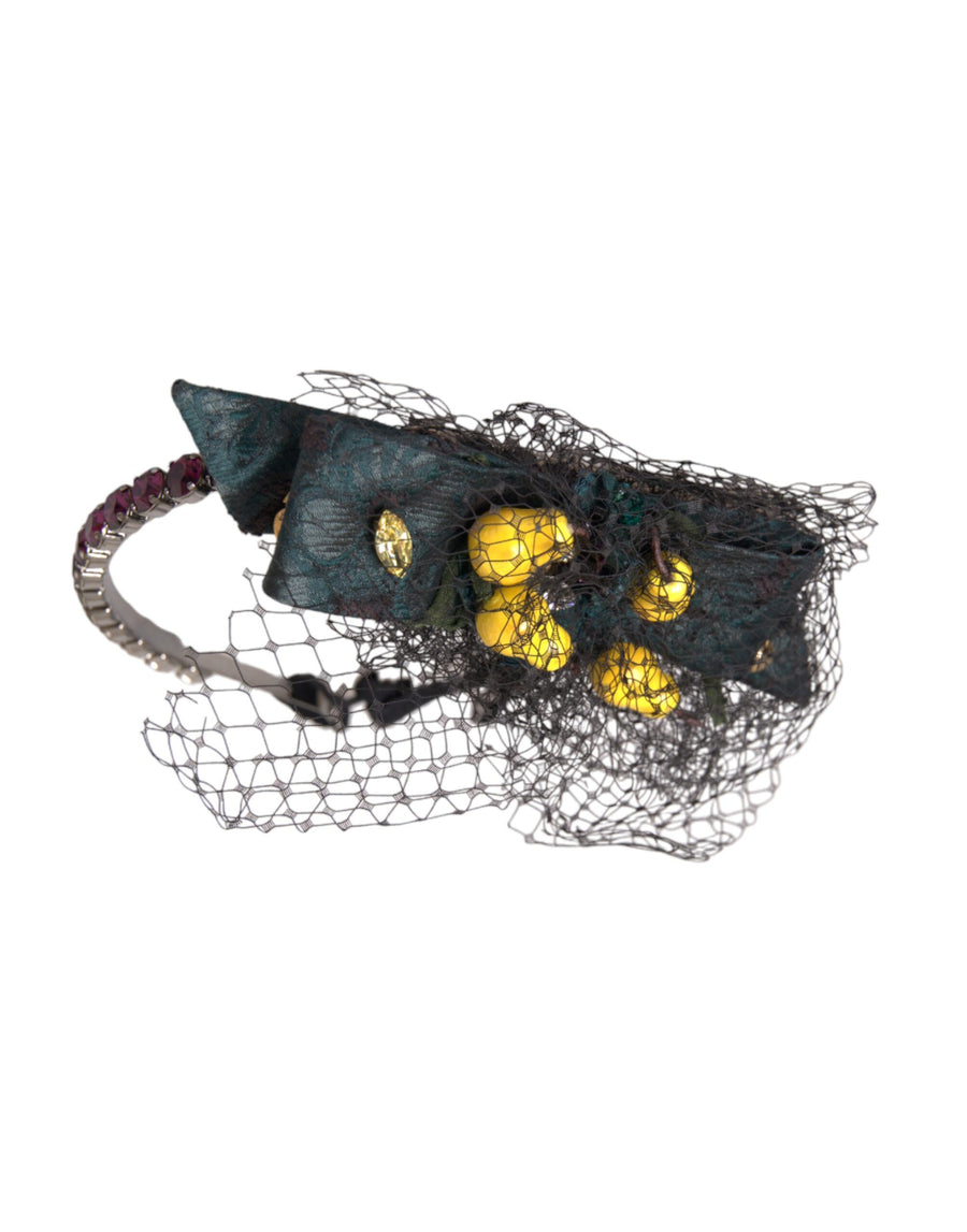Dolce & Gabbana 26% Polyester headband in black