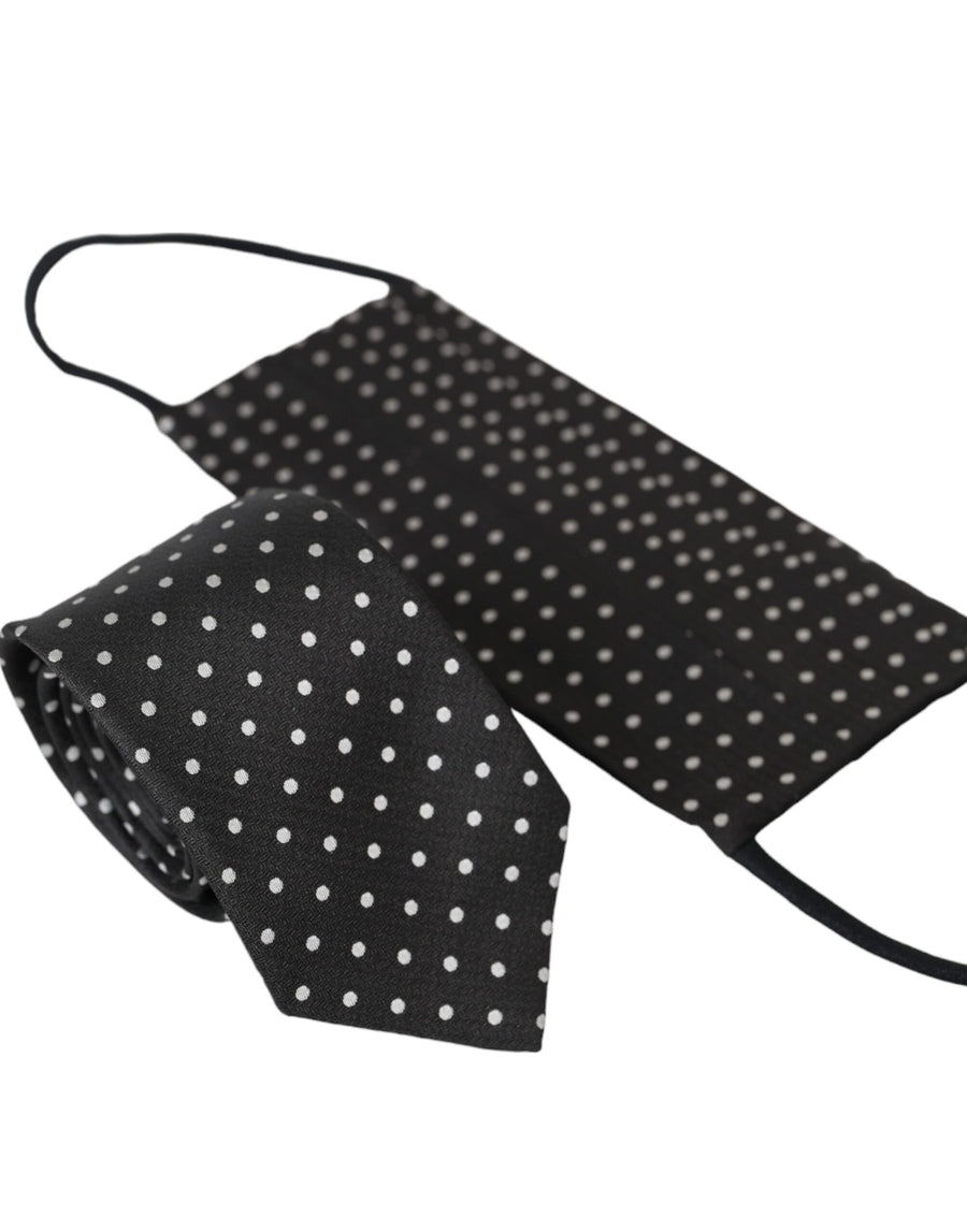 Dolce & Gabbana 100% Silk necktie in black