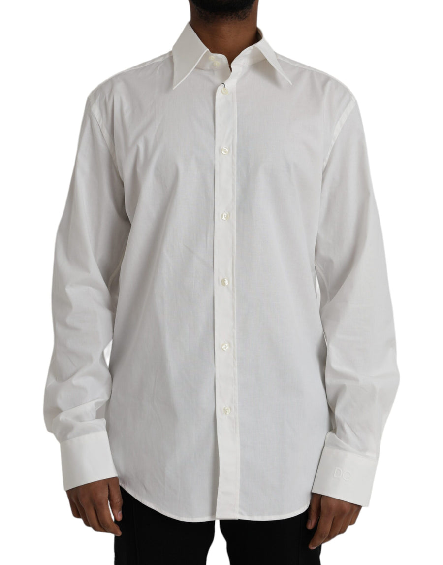 Dolce & Gabbana 97% Cotton 3% Elastane shirt in white