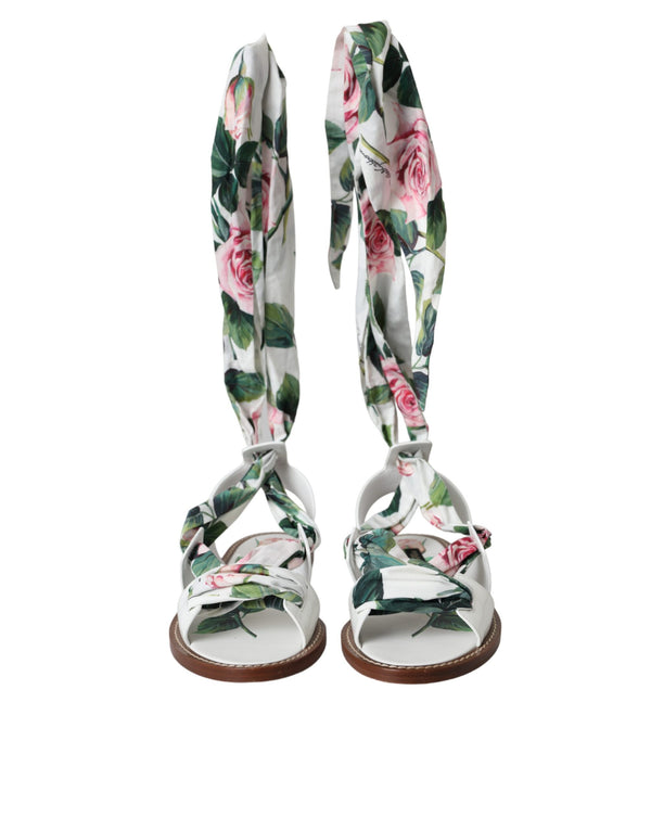 Dolce & Gabbana 59% Calf Leather sandal in white