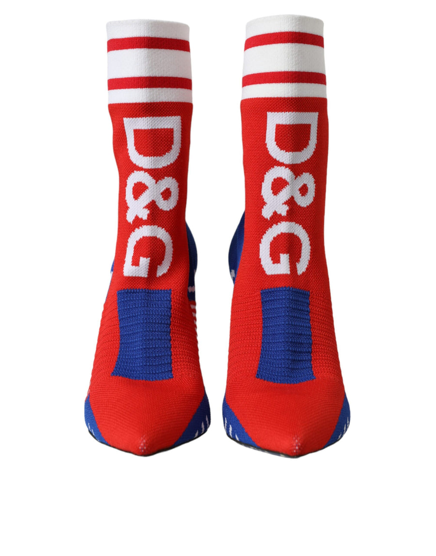 Dolce & Gabbana 90% Polyester boot in red