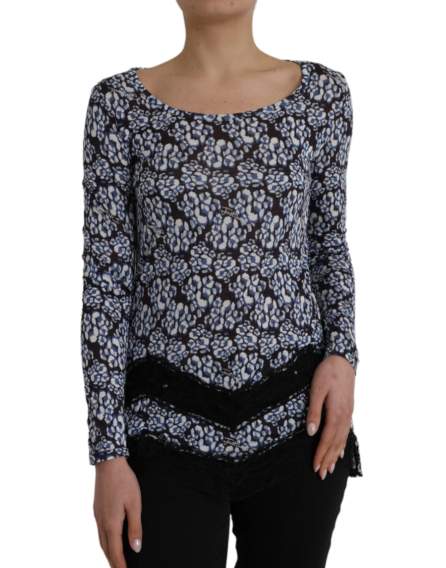 Just Cavalli 100% Modal blouse in blue