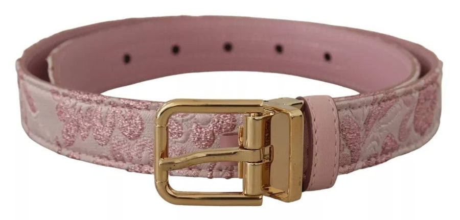 Dolce & Gabbana Leather belt in pink