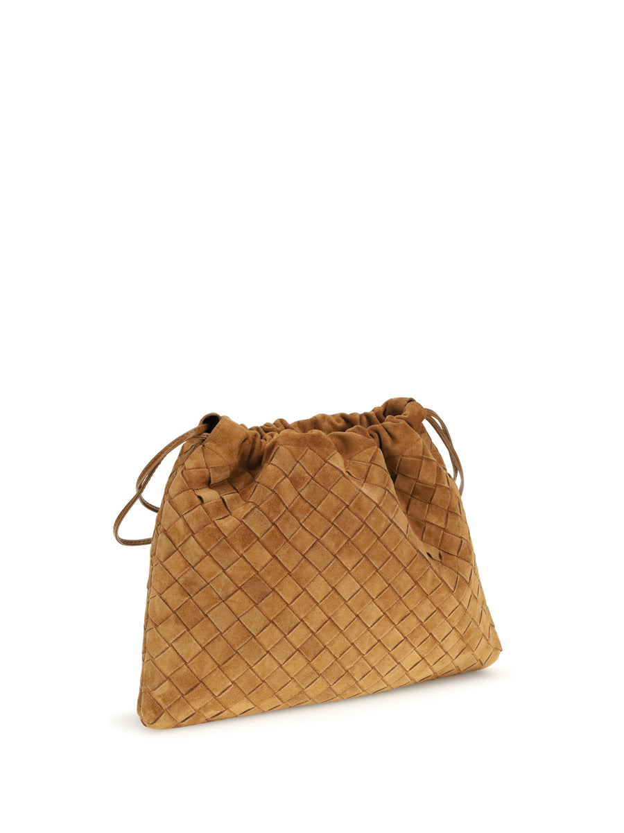 Pouch Dustbag Amber-Gold Calf Leather Bos Taurus Clutch Bags